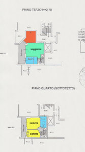 trilocale mansarda lissone - planimetria