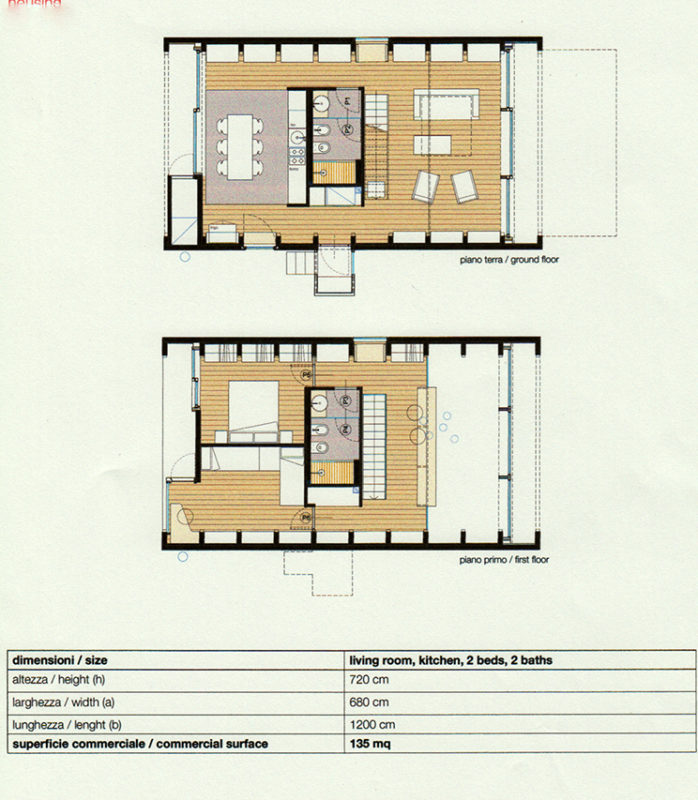 Villa prefabbricata modulare personalizzabile planimetria