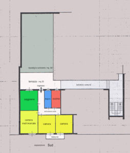 appartamento da ristrutturare Lissone planimetria 1