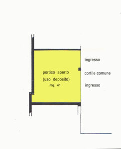 appartamento da ristrutturare Lissone planimetria 2