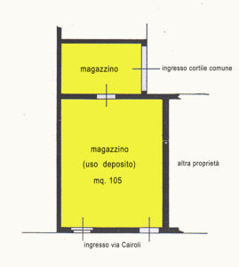 appartamento da ristrutturare Lissone planimetria 3